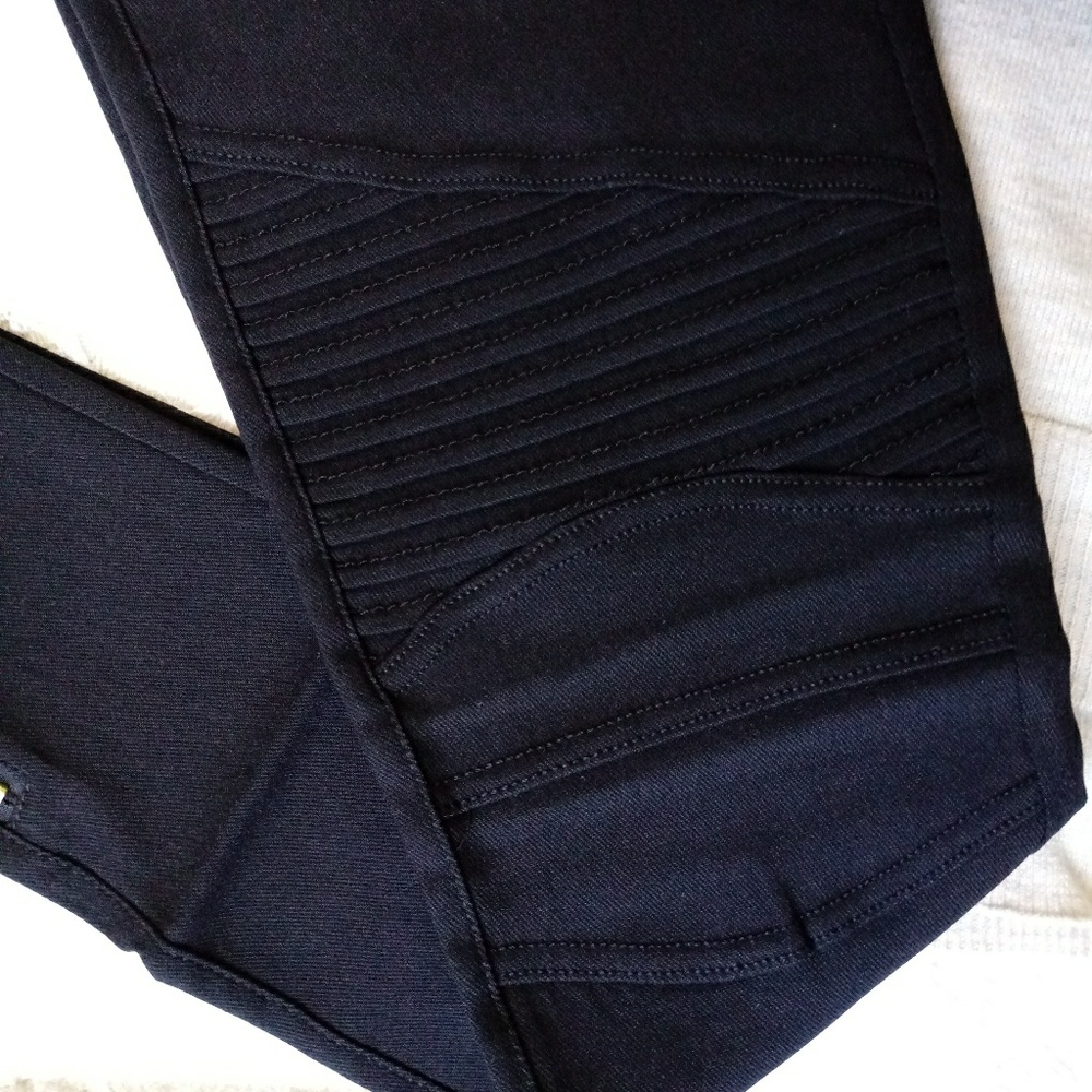 Moto Jeggings - Black - Picture 3 of 4